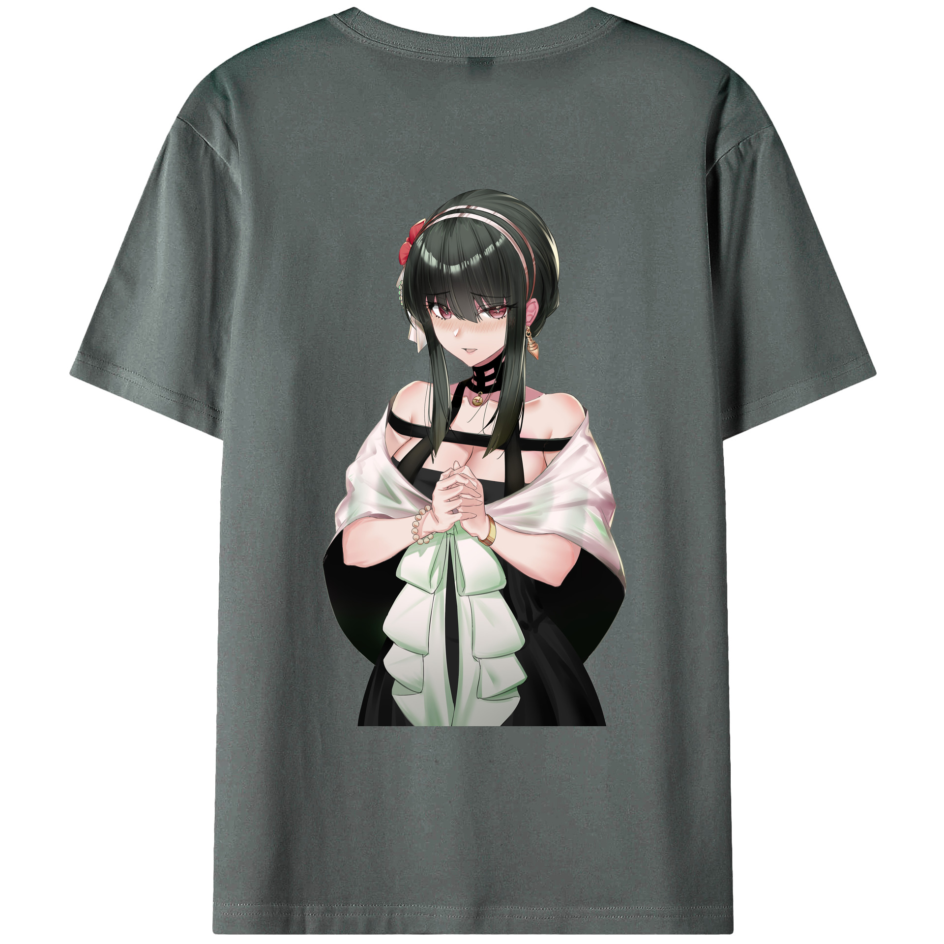（画像用） SPY×FAMILY间谍家家酒 綿100％ メンズ半袖Tシャツ（バックプリント） 通気性